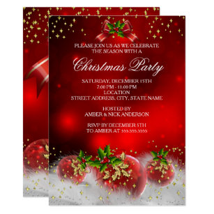 christmas invitations zazzle