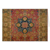 Red Gold Kashan Carpet Rug Persian Asian (Front Horizontal)