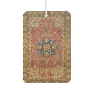 Red Gold Kashan Carpet Rug Persian Asian Air Freshener