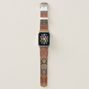 Red Gold Kashan Carpet Rug Persian Asian Apple Watch Band