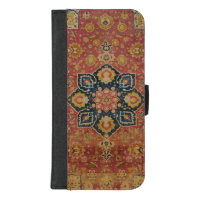 Red Gold Kashan Carpet Rug Persian Asian