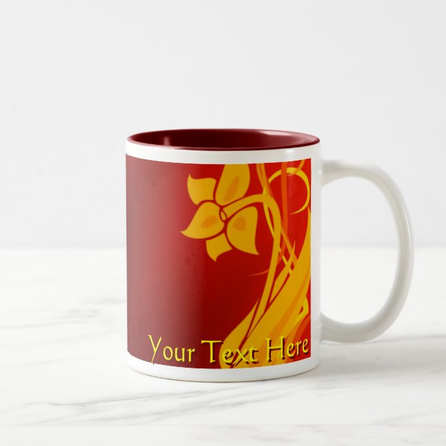 Red & Gold Mug (Right)