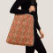 Red Gold Multi Color Mosaic Pattern