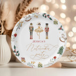 Red gold Nutcracker ballerina kids birthday party Paper Plates<br><div class="desc">Red gold Nutcracker ballerina kids birthday party Paper Plates
Matching items are available.</div>