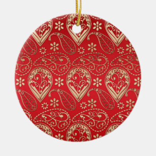 Download Paisley Christmas Ornaments | Zazzle - 100% Satisfaction ...