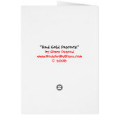 "Red Gold Peacock" (Back)