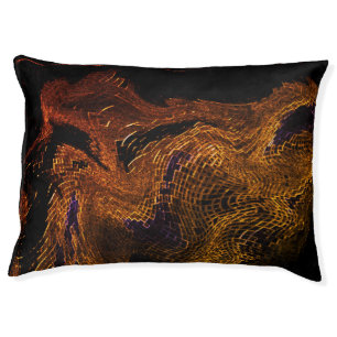 Red Gold Pet Bed