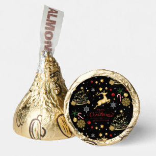 Red Gold Reindeer Merry Christmas Tree Hershey®'s Kisses®