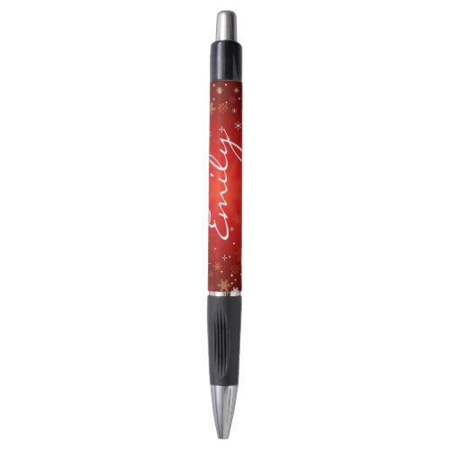 Red Gold Silver Black Personalized Pen