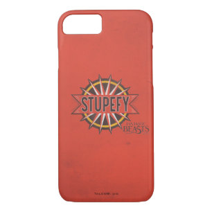 Red & Gold Stupefy Spell Graphic iPhone 8/7 Case