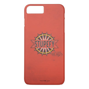 Red & Gold Stupefy Spell Graphic iPhone 8 Plus/7 Plus Case