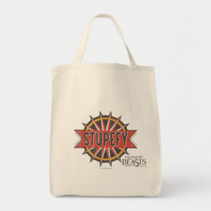 Red & Gold Stupefy Spell Graphic Tote Bag