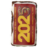 Red Gold Year of the Snake 2025 Brownie (Rotated)