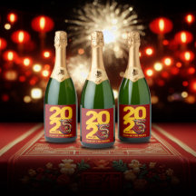 Red Gold Year of the Snake 2025