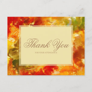 Red, gold, yellow, green marble ink invitations