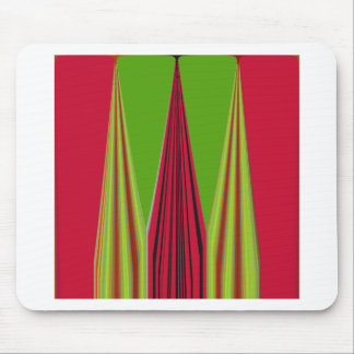 RED GOLDEN GREEN MOUSE PAD