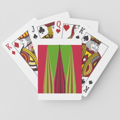 RED GOLDEN GREEN PLAYING CARDS