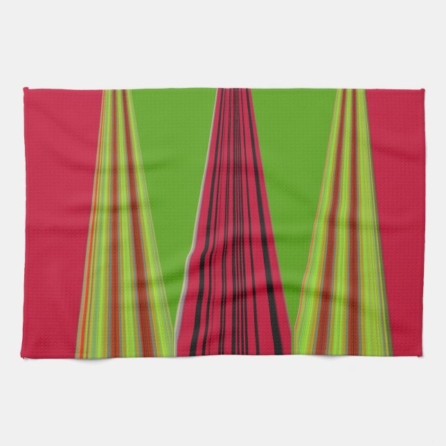 RED GOLDEN GREEN TOWEL (Horizontal)