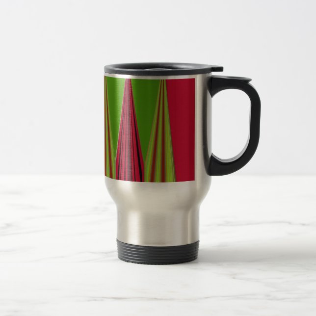 RED GOLDEN GREEN TRAVEL MUG (Right)