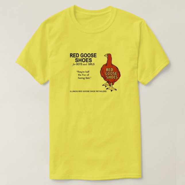 Red Goose Shoes of Illinois T-Shirt (Design Front)
