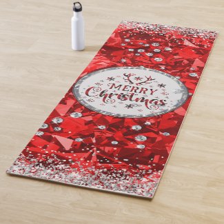  Red Gorgeous Emerald  Merry Christmas 