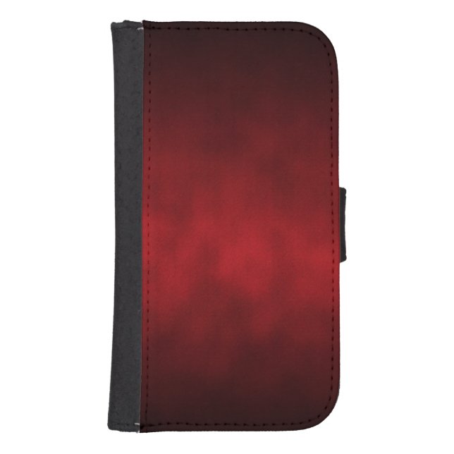 Red Gothic Ombre Background Art Samsung Galaxy Wallet Case (Front)