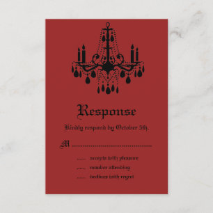 Red Gothic RSVP