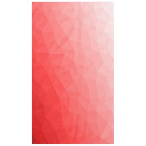 Red gradient geometric mesh pattern tablecloth