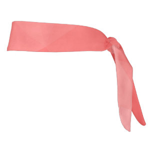 Red gradient geometric mesh pattern tie headband