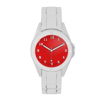Red Gradient Wristwatch