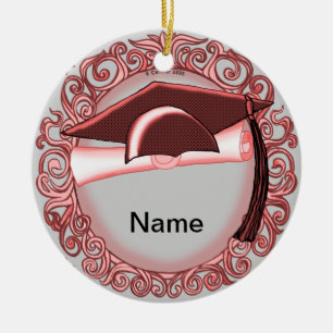 Red Graduation Cap  ornament