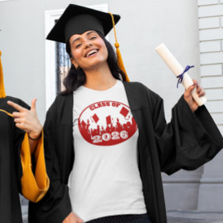 RED Graduation Class of  2026  T-Shirt