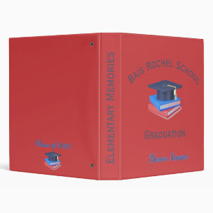 Red Graduation Custom Binder