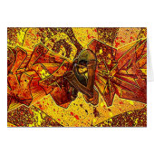 Red Graffiti Card (Front Horizontal)