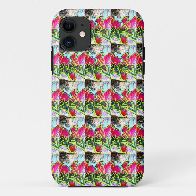 red graffiti case (Back)