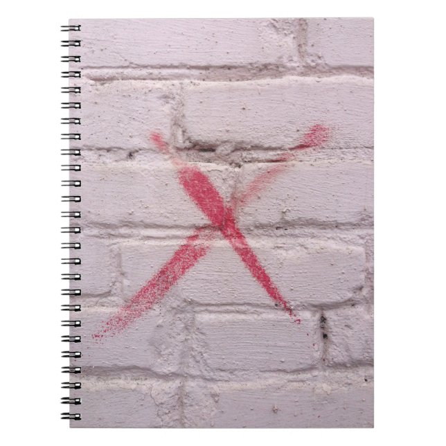 Red graffiti notebook (Front)