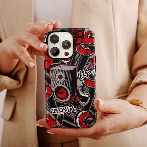 Red Graffiti Style Case  iPhone 14 Case_Mate