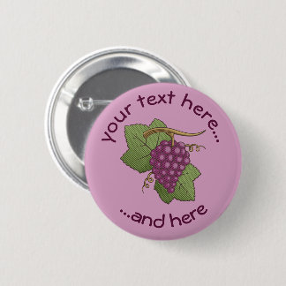 Red Grapes Button