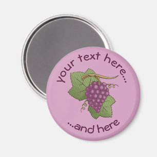 Red Grapes Magnet