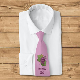 Red Grapes Neck Tie