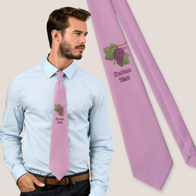 Red Grapes Neck Tie (Creator Uploaded)