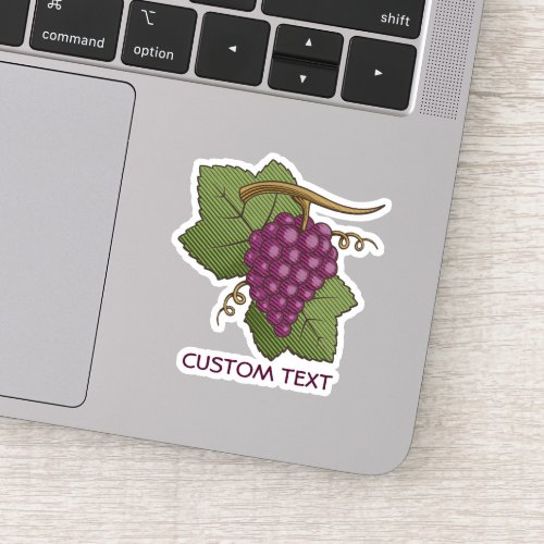 Red Grapes Sticker