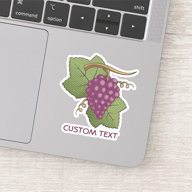 Red Grapes Sticker (Detail)