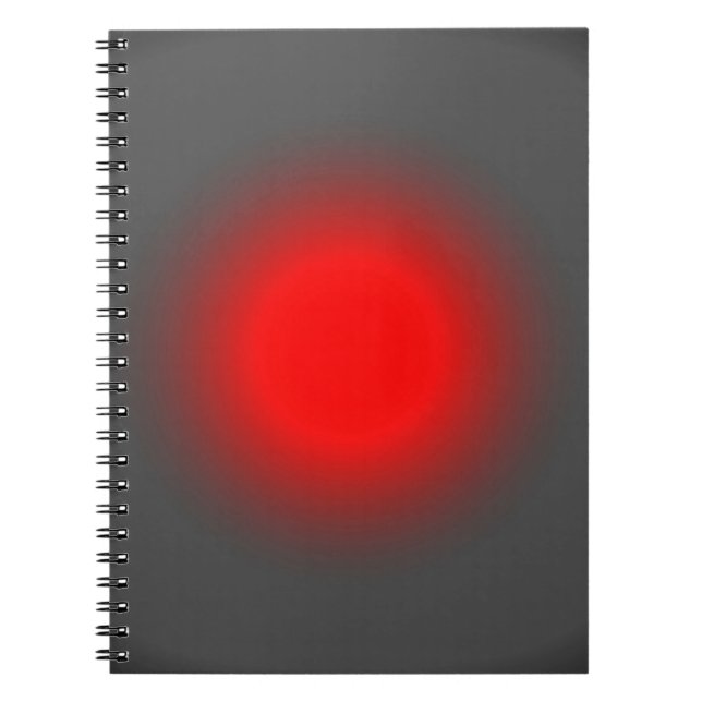 Red & Gray Focus Notebook (Front)