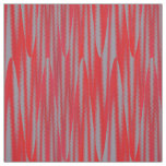 Red Gray Vertical Stripe Geometric Print Pattern Fabric