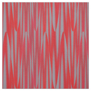 Red Gray Vertical Stripe Geometric Print Pattern Fabric
