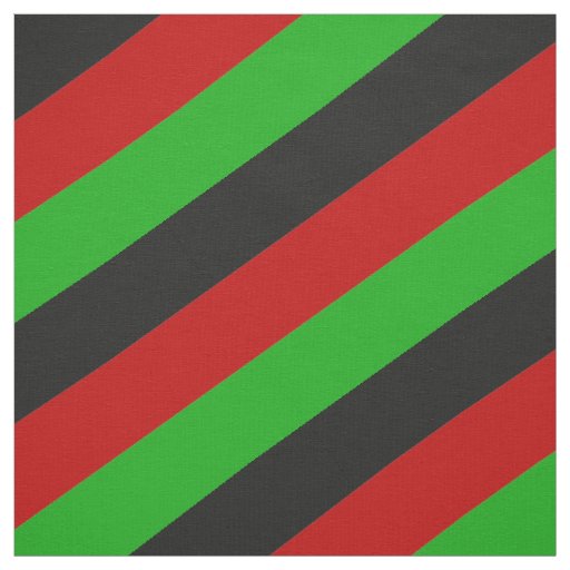 Red Green And Black Striped Pattern Fabric Zazzle