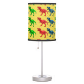 Red Green and Blue T-Rex Table Lamp (Right)