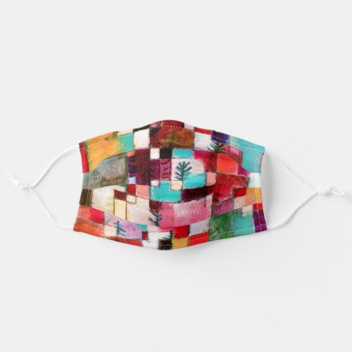 Red Green and Violet Paul Klee Adult Cloth Face Mask