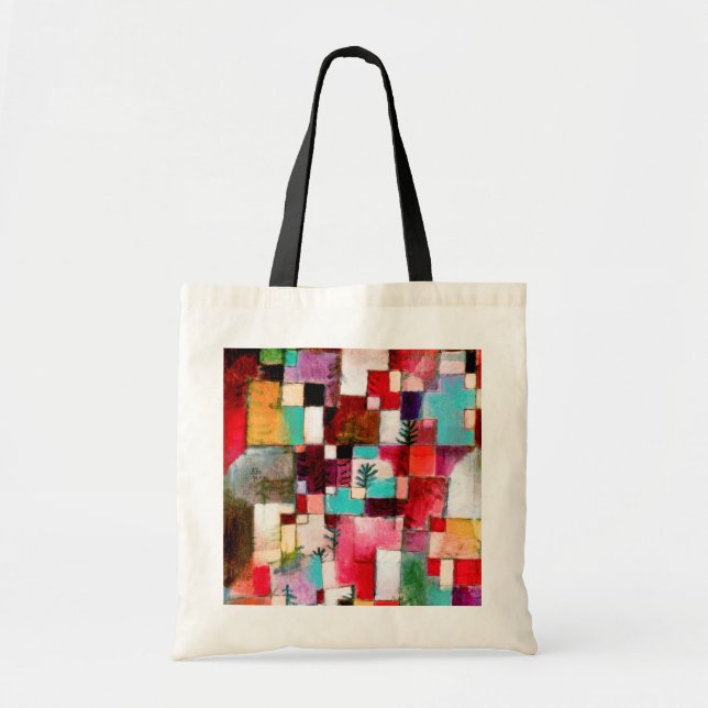 Red Green and Violet, Paul Klee Tote Bag (Front)